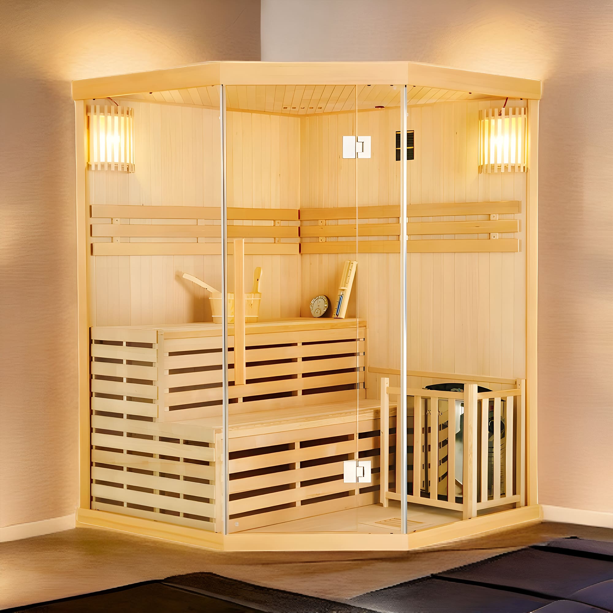 sauna ibrida 2 posti