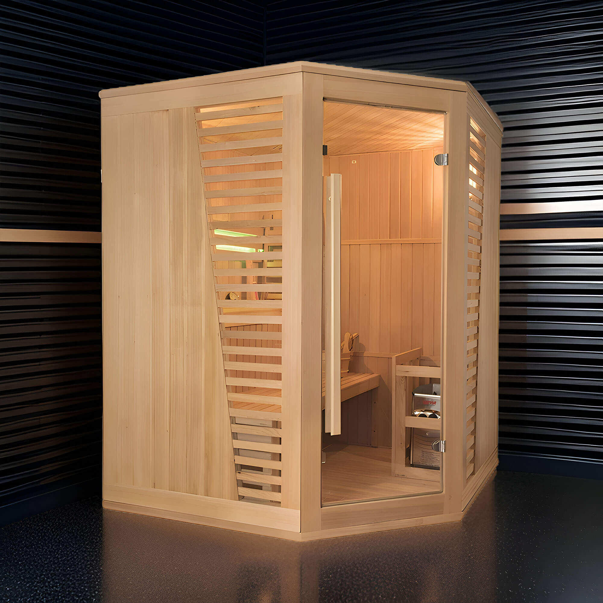sauna finlandese 2 posti