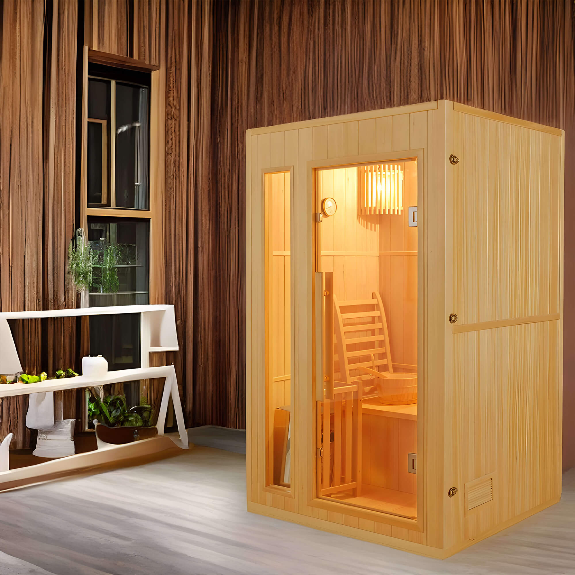sauna ibrida 2 posti