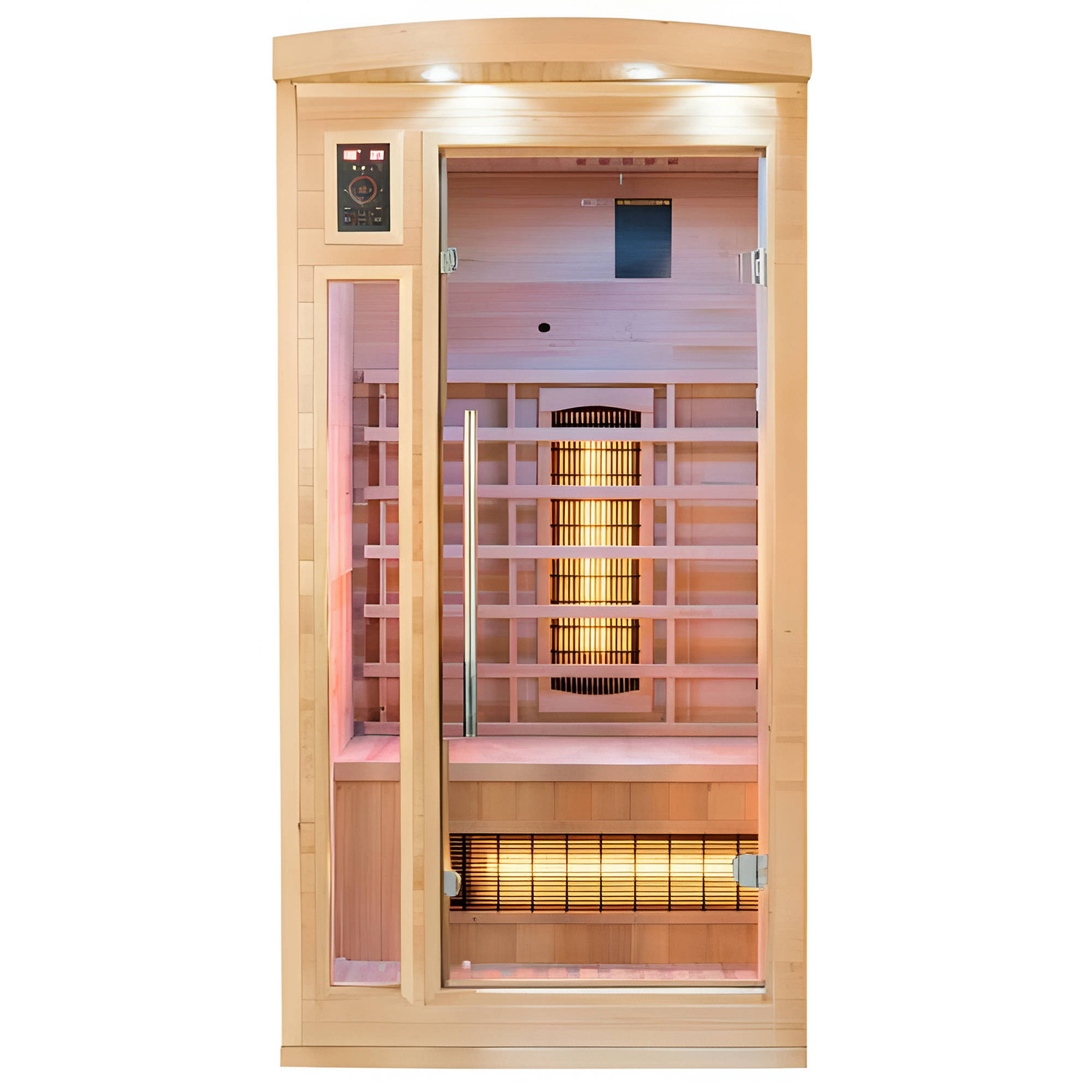 Sauna a raggi infrarossi al Quarzo 1 persona Timo 90x90 cm, 8052675900668, 2.599 €