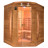 Sauna infrarossi al Quarzo e Magnesio 4 posti Angolare Karma 160x160 cm, 8052675900743, 3.990 €