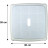 Sgabello da Doccia Forma Quadrata con Cuscino Antibatterico, in Alluminio con Altezza Regolabile, 15501011, 79 €