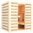 Sauna Holl's Hybrid Combi combinata infrarossi al quarzo e vapore finlandese 180 x 140 x 190 CM, HL-HC04 , 6.450 €