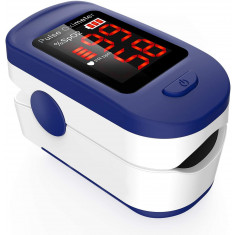 Saturimetro Pulsossimetro da Dito Professionale con Display LCD per misurare i Livelli di ossigeno SpO2 e Battito Cardiaco, CI-T5I7-UJ97pre, 24 €