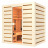 Sauna Holl's Hybrid Combi combinata infrarossi al quarzo e vapore finlandese 180 x 140 x 190 CM, HL-HC04 , 6.450 €