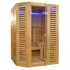 Sauna Infrarossi e Finlandese Hybrid Luxe 2/3 posti 140 x 140 cm, venethybrid, 2.890 €