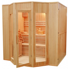 Sauna Finlandese con stufa Harvia Ten 4 posti 174 x 198 x 200