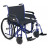 carrozzina pieghevole per disabili in acciaio